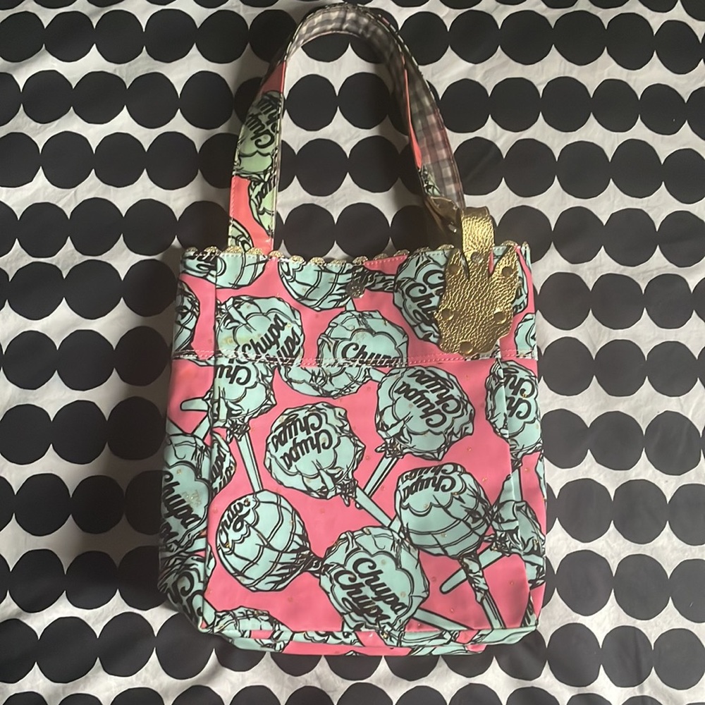 Chupa Chups x Crystal Ball Tokyo Japan Garcia Marquez Gauche bag purse vintage - Picture 6 of 11